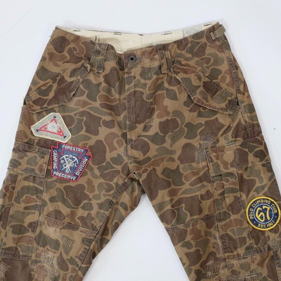 POLO Ralph Lauren camo pants sz 30 x 32 cargo explorer voyager - Picture 9 of 15